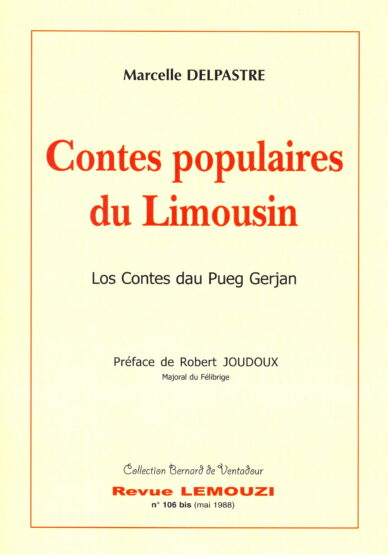 Contes populaires du Limousin : Los contes dau Pueg Gerjan / Lemouzi N°106 bis