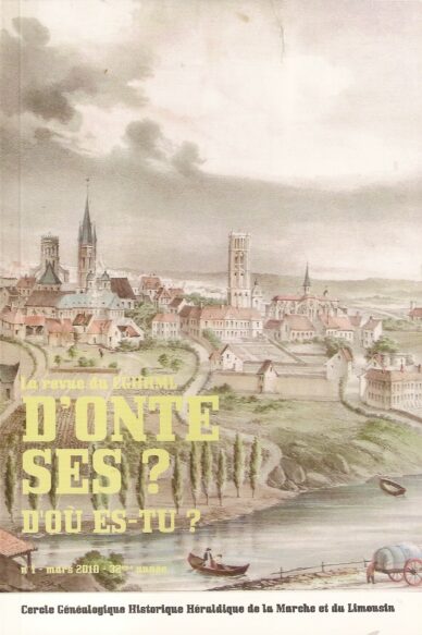 D'onte ses ? - D'où es-tu ? N°1 : Histoire et généalogie des Limousins