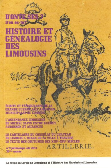 D'onte ses ? - D'où es-tu ? N°9 : Histoire et généalogie des Limousins