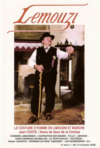 Le costume d'homme en Limousin et Marche / Lemouzi N°187