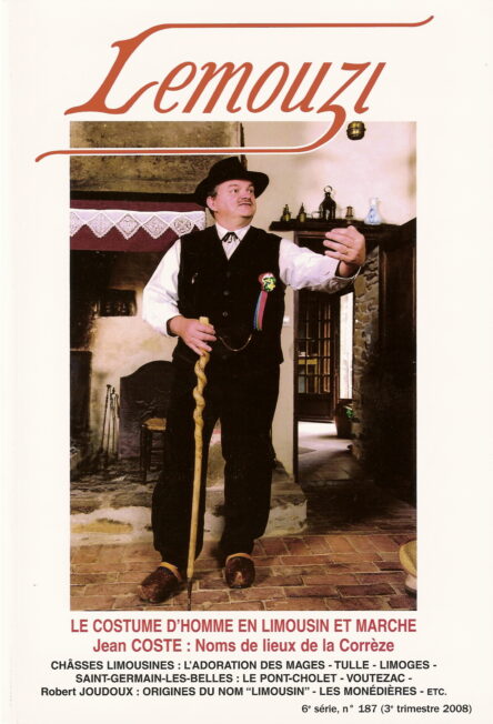 Le costume d'homme en Limousin et Marche / Lemouzi N°187