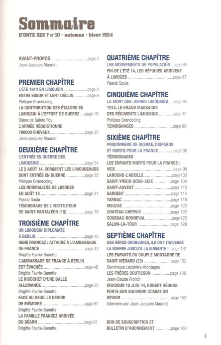 D'onte ses ? - D'où es-tu ? N°10 : Mémoires de guerre des Limousins – Image 2