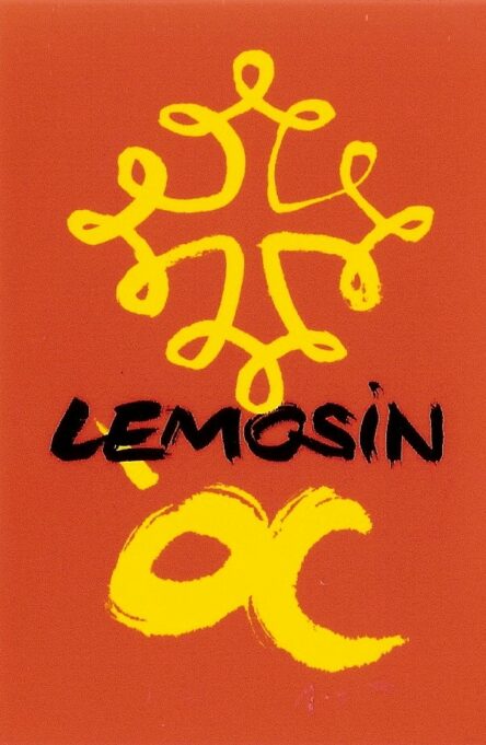 Autocollant rectangle "Lemosin ÒC"
