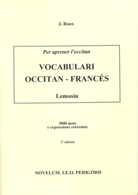 Vocabulari occitan-francés : lemosin