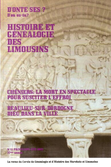 D'onte ses ? - D'où es-tu ? N°11 : Histoire et généalogie des Limousins