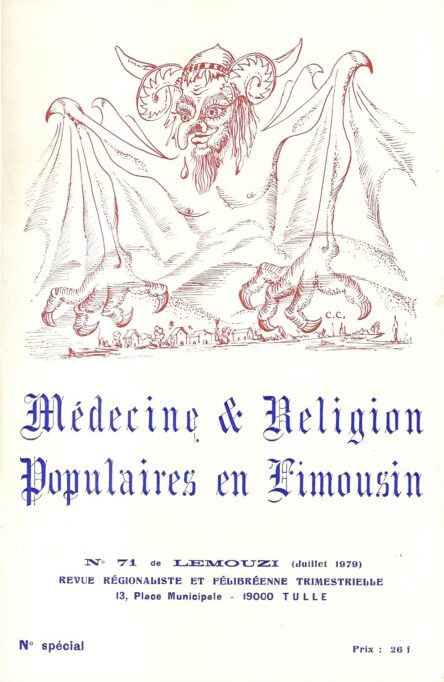 Médecine & Religion populaires en Limousin / Lemouzi N°71