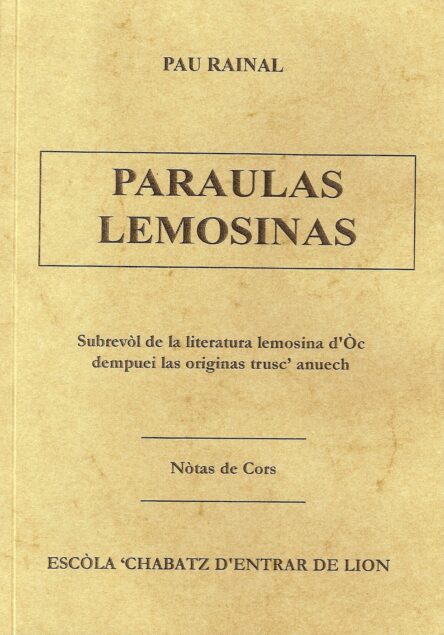 Paraulas lemosinas