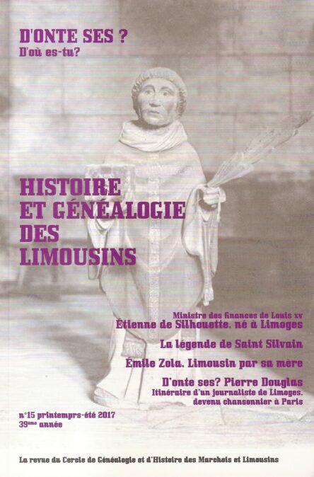 D'onte ses ? - D'où es-tu ? N°15 : Histoire et généalogie des Limousins