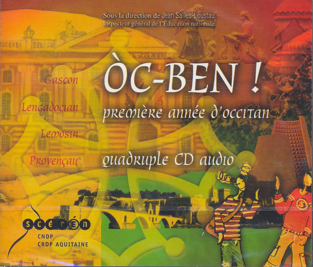 Couverture de Òc-ben! - Première année d'occitan (quadruple CD) (C) (A)
