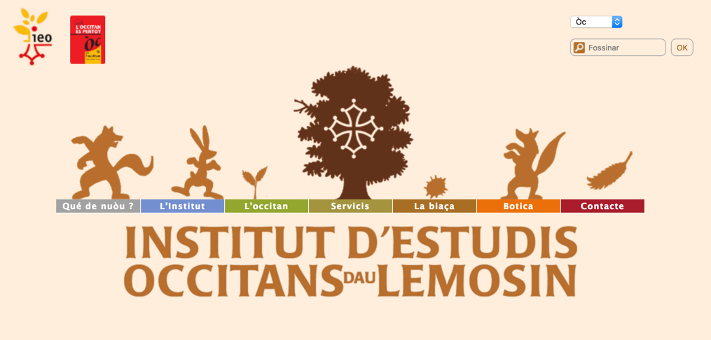 Institue d'estudis occitans dau Lemosin