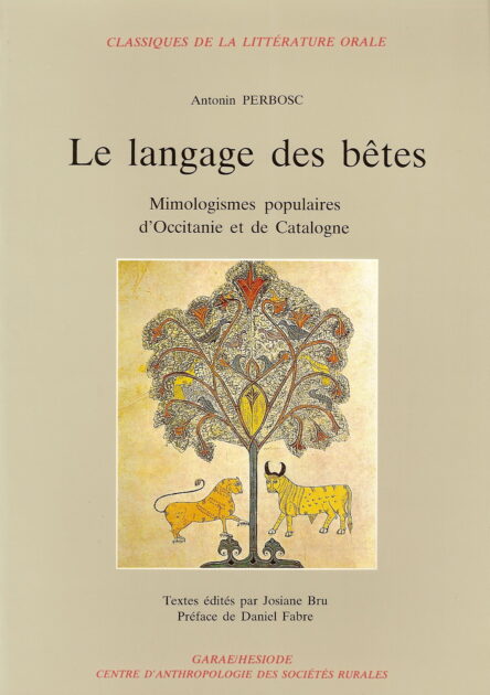 Le langage des bêtes : Mimologismes populaires d'Occitanie et de Catalogne