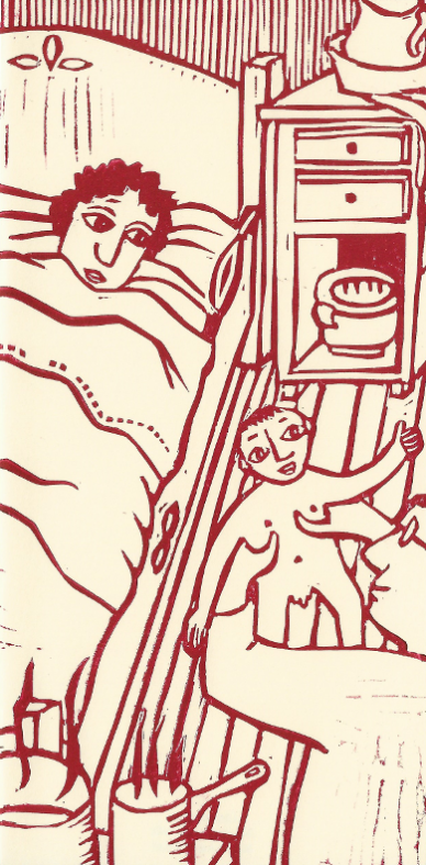 Carte 2 volets « Jòjò, petit lemosin » : La naissance de Jojo + enveloppe