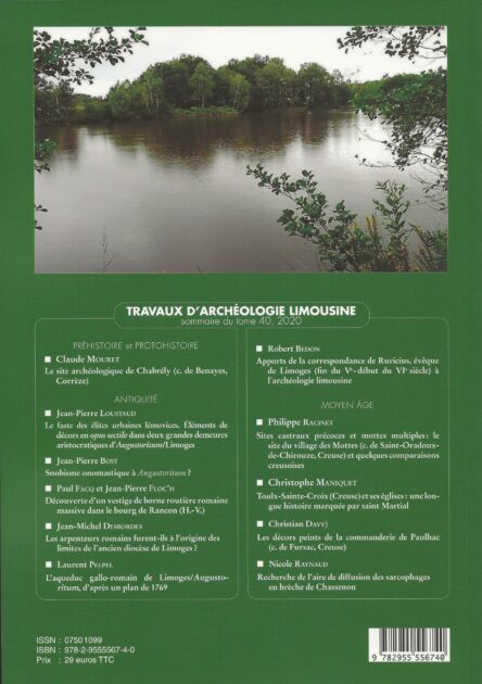 Travaux d'archéologie limousine Tome 40 - Image 2