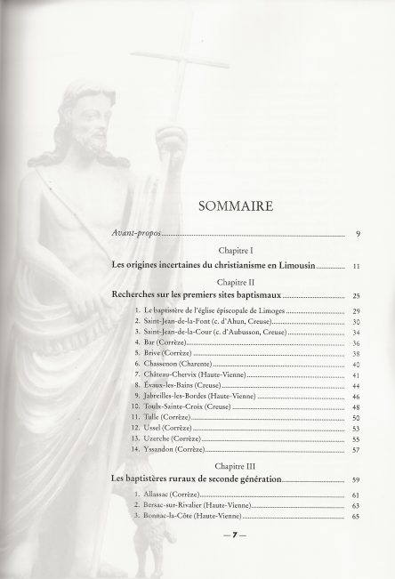 Aux origines du christianisme en Limousin : Recherches sur les premiers sites baptismaux – Image 3