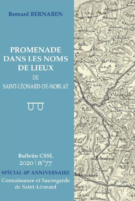 Promenade dans les noms de lieux de Saint-Léonard-de-Noblat