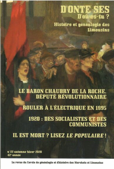 D'onte ses ? - D'où es-tu ? N° 22 : Histoire et généalogie des Limousins