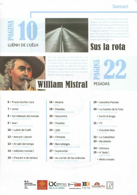 Lo diari : La cultura, en occitan #74 – America del Nòrd – Image 2