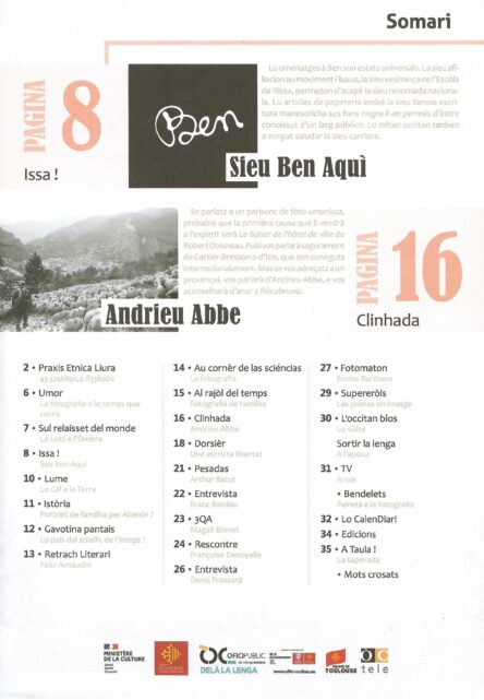 Lo Diari : La cultura, en occitan #81 – La fotografia – Image 2