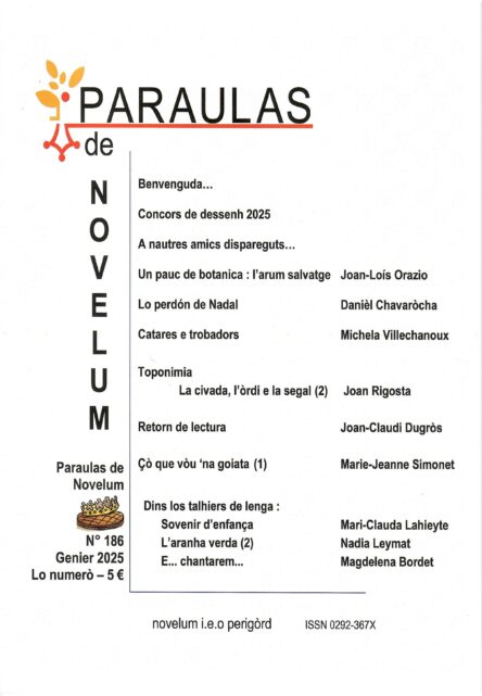 Paraulas de Novelum N° 186