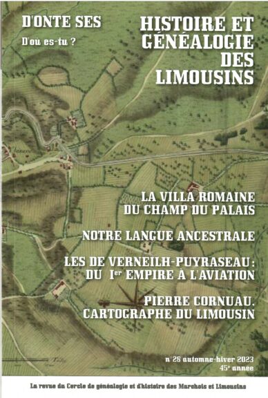 D'onte ses ? - D'où es-tu ? N° 28 : Histoire et généalogie des Limousins