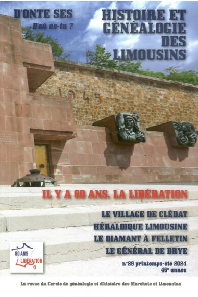 D'onte ses ? - D'où es-tu ? N° 29 : Histoire et généalogie des Limousins