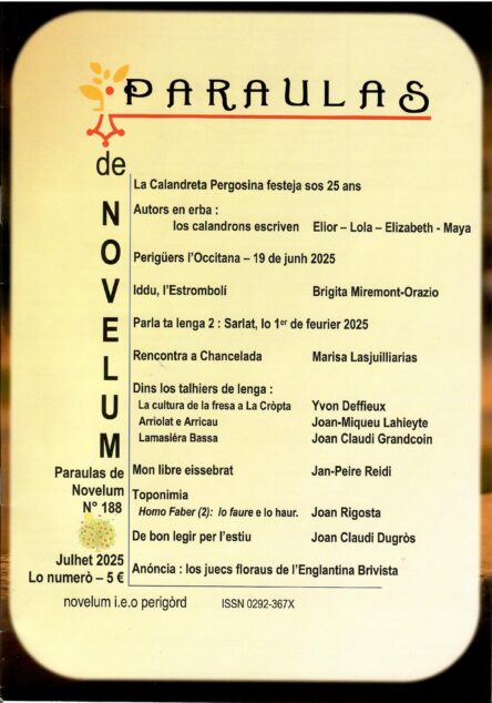 Paraulas de Novelum N° 188