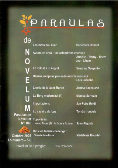Paraulas de Novelum N° 189