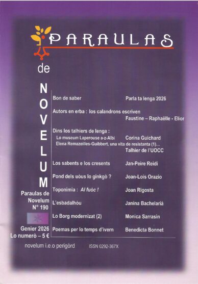 Paraulas de Novelum N° 190